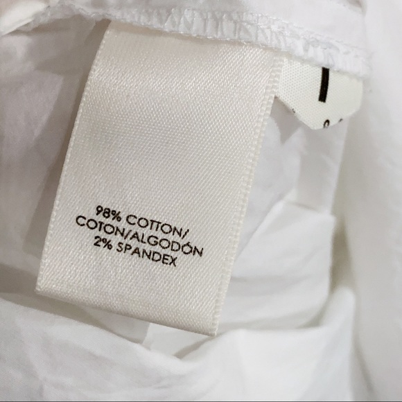 Ann Taylor white shirt with balloon sleeves - Picture 4 of 4